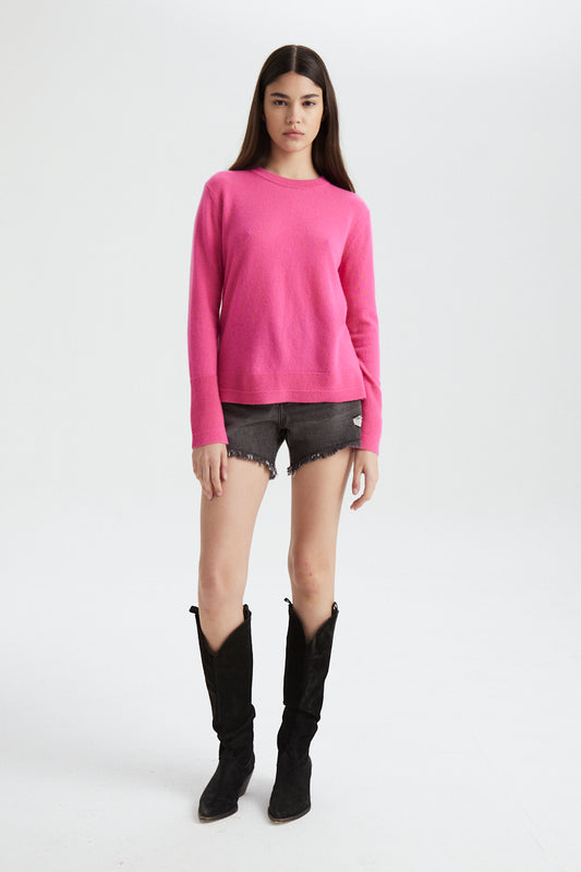 Paloma Cashmere sweater Fuchsia