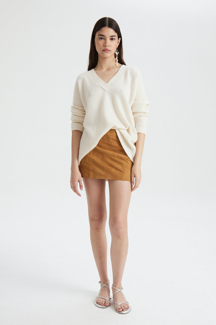 Jazmin Cashmere sweater White