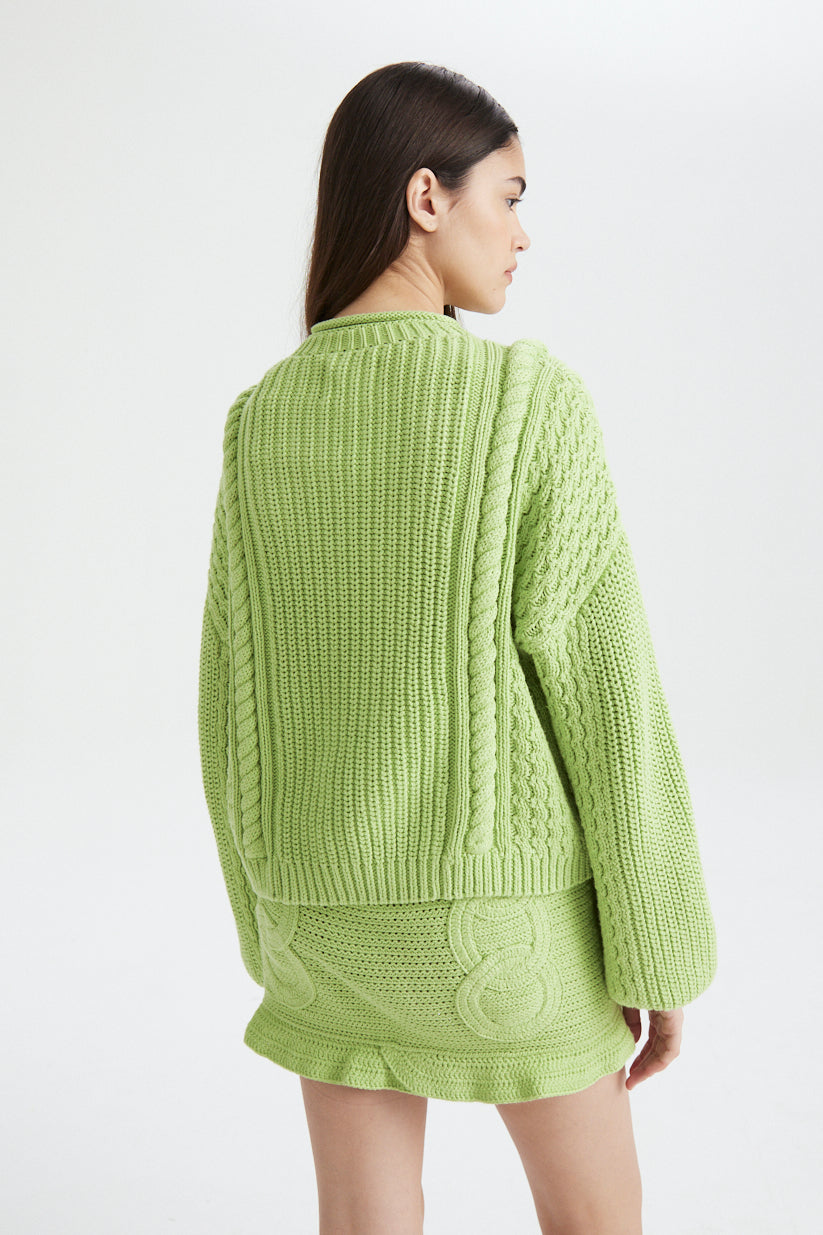 Sweater Amaranto Verde.